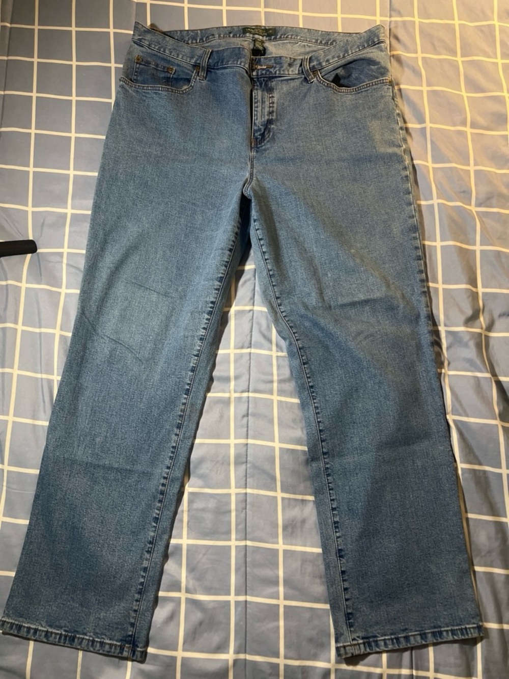 Ralph Lauren Women's Relaxed Light Blue Denim Jeans